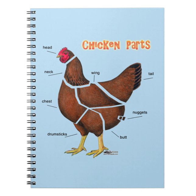 Cuaderno Piezas de pollo (Frente)