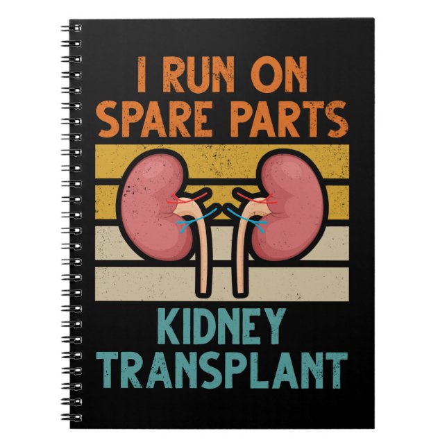 Cuaderno Piezas de repuesto para trasplante de riñón de cos (Frente)