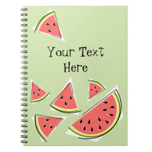 Cuaderno Piezas verdes de la sandía Textos