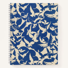 Cuaderno Pigeons in white and blue Rijksmuseum Amsterdam