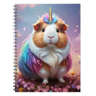 Cuaderno Pigtail de prisma: el cerdo de Guinea, un unicorni