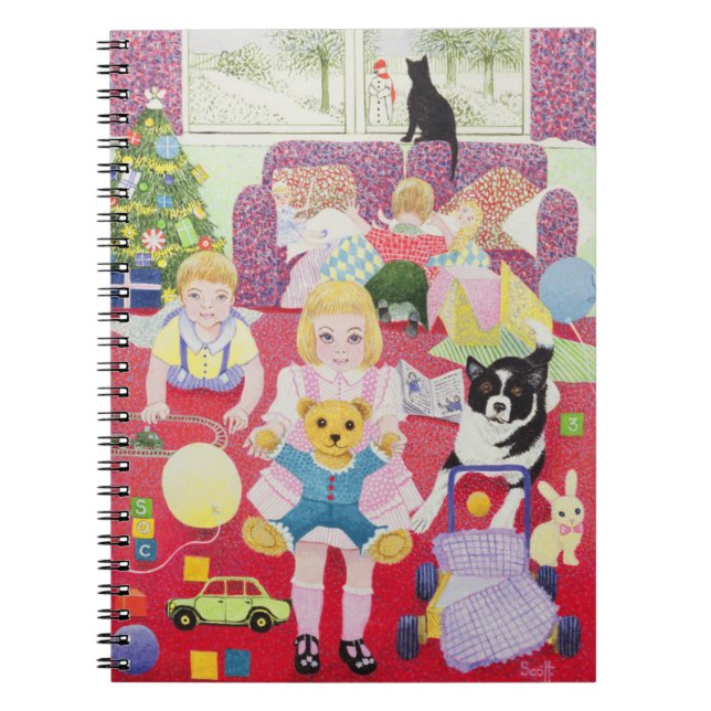 Cuaderno Pijamas del navidad del peluche (Frente)