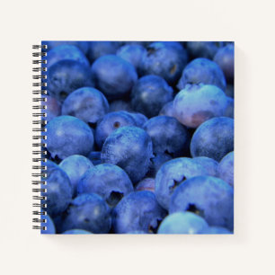 Cuaderno pila de arándanos