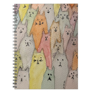 Cuaderno Pila de gatos