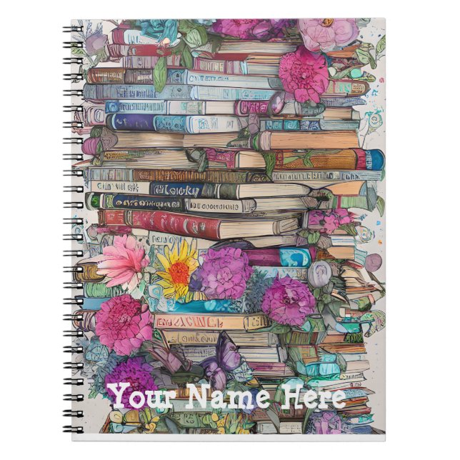 Cuaderno Pila de libros (Frente)