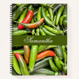 Cuaderno Pila De Pescadores Verdes En Picante