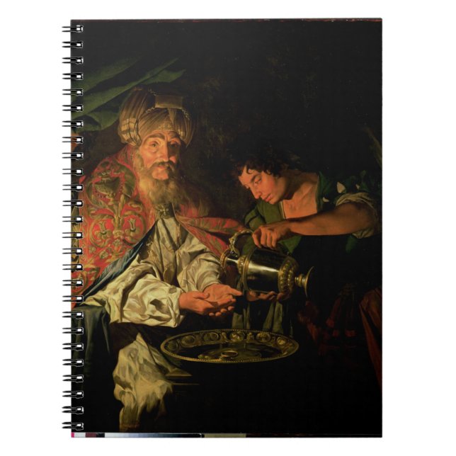 Cuaderno Pilate que se lava las manos (aceite en lona) (Frente)