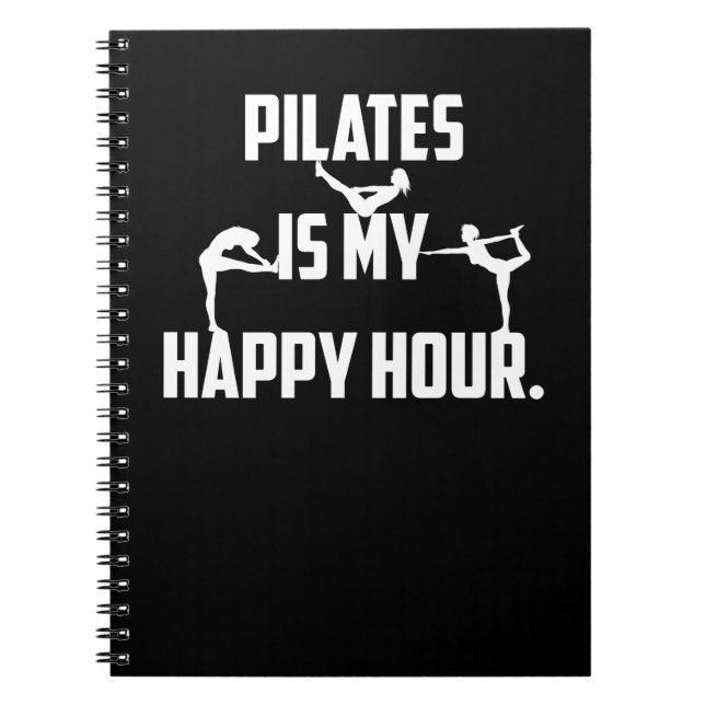 Cuaderno Pilates es mi hora feliz (Frente)