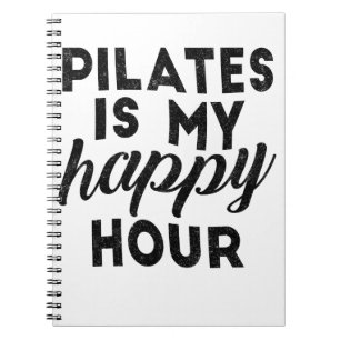 Cuaderno Pilates Es Mi Hora Feliz