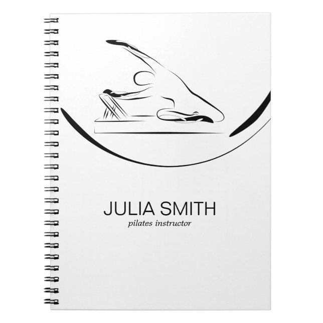 Cuaderno Pilates Mermaid en el reformador (Frente)