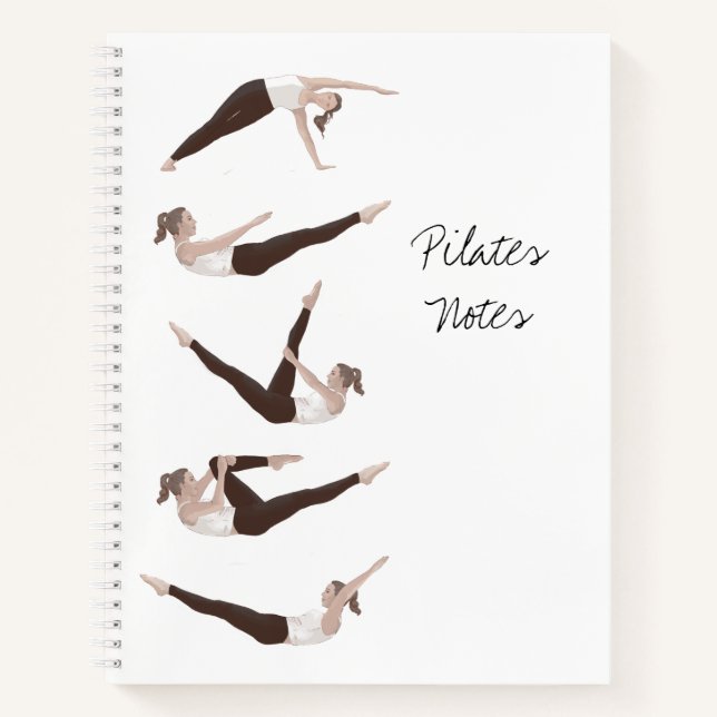 Cuaderno Pilates Notes Spiral Notebook (Anverso)