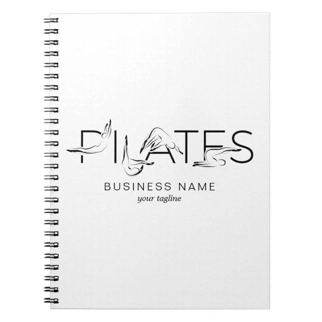 Cuaderno Pilates Poses en Palabra de Pilates (Frente)