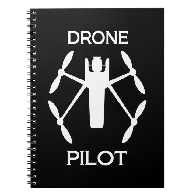 Cuaderno Piloto de drones de clases (Frente)