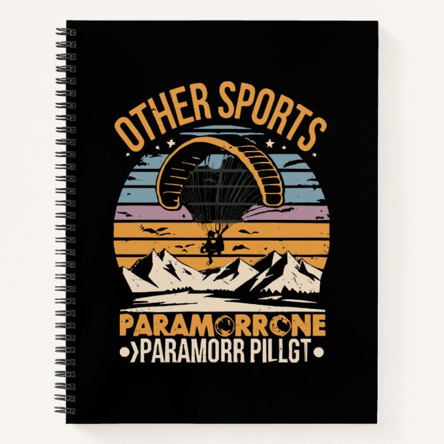 Cuaderno Piloto de paramotor paramotoring (Anverso)