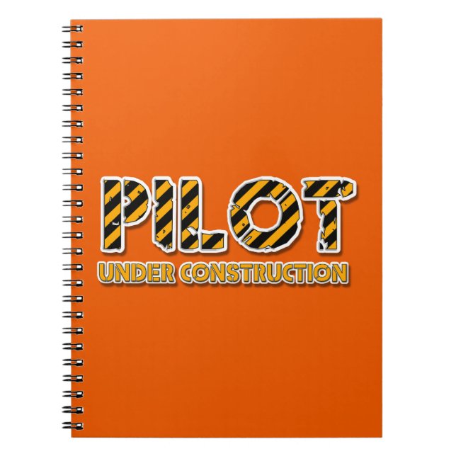 Cuaderno Piloto en construcción - Portátil fotográfico en e (Frente)