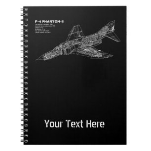 Cuaderno Piloto fantasma del avión de combate (avión