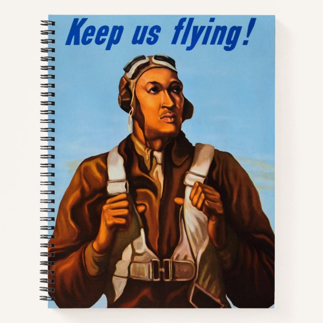 Cuaderno Pilotos de Combate Aviadores Afroamericanos de la  (Anverso)