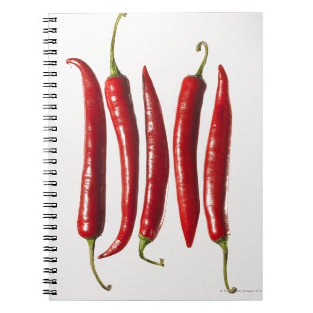 Cuaderno Pimientos de chile en fila (Frente)
