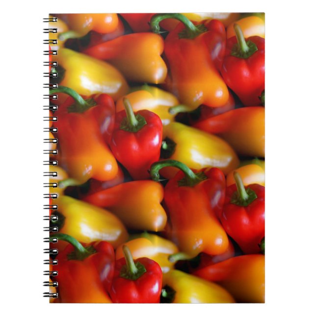 Cuaderno Pimientos rojos y amarillos (Frente)
