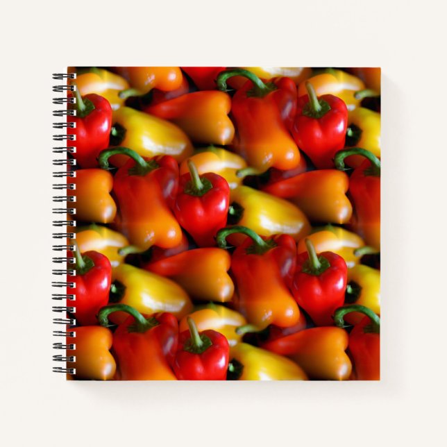 Cuaderno Pimientos rojos y amarillos (Anverso)