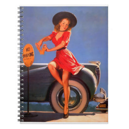 Cuaderno Pin Up Girl NO PARKING