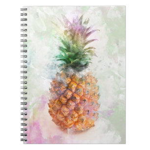 Cuaderno Piña acuarela
