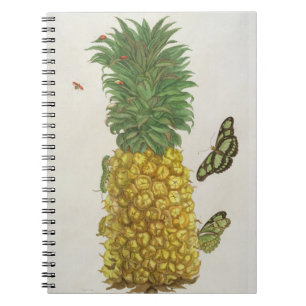 Cuaderno Piña con la oruga y las mariposas (mano-c