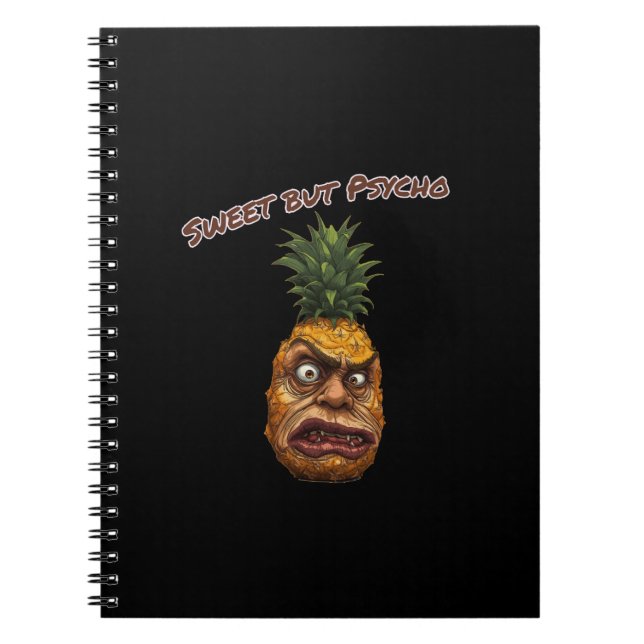 Cuaderno Piña Dulce pero Psicópata (Frente)