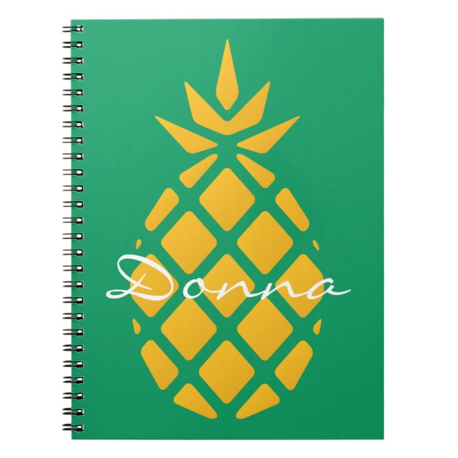 Cuaderno Piña linda moderna (Frente)