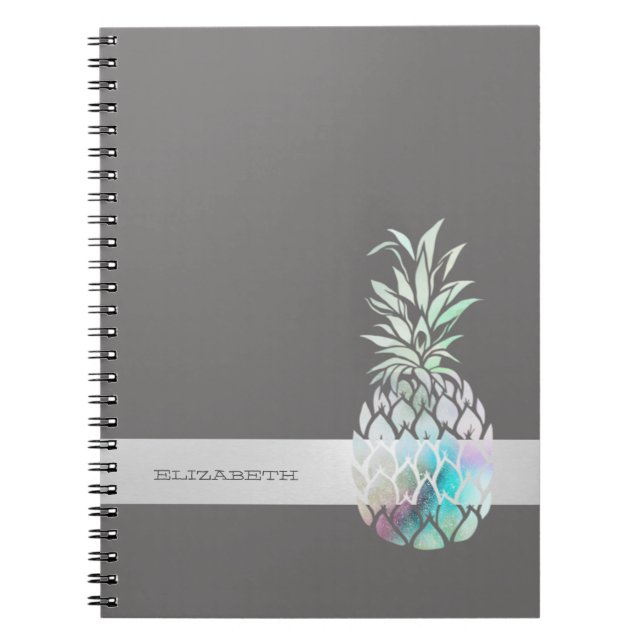 Cuaderno Piña Lindo de Moda, Raya - Personalizado (Frente)
