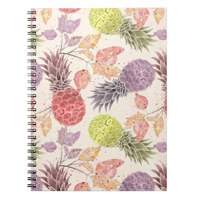 Cuaderno Piña, pareja dulce, fruta (Frente)
