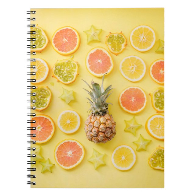 Cuaderno Piña rodeada de cítricos (Frente)
