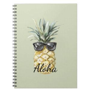 Cuaderno Piña Tropical Aloha con Gafas de Sol