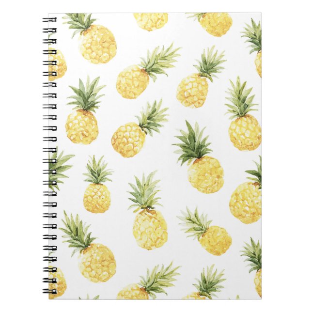 Cuaderno Piñas Amarillas Tropicales (Frente)