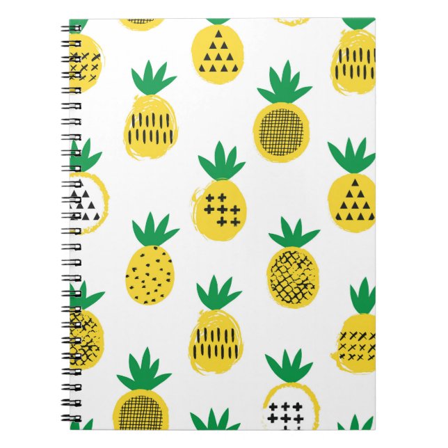 Cuaderno Piñas juguetonas: Vintage para niños (Frente)