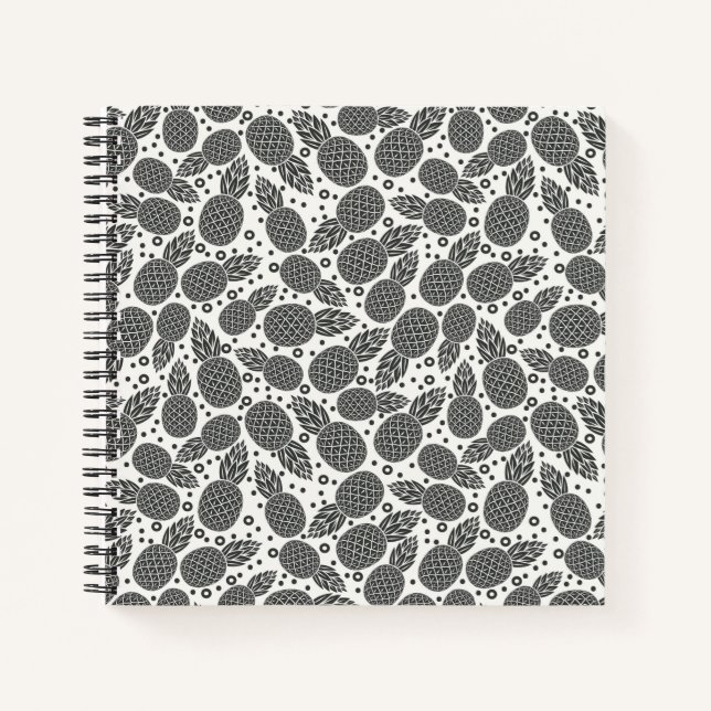 Cuaderno Piñas monocromáticas (Anverso)