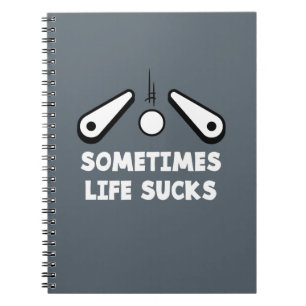 Cuaderno Pinball Life Sucks