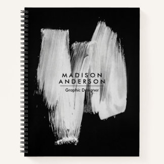 Cuaderno Pincel blanco y negro