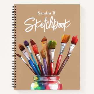 Cuaderno Pincel de artista personalizado Tan Sketchbook