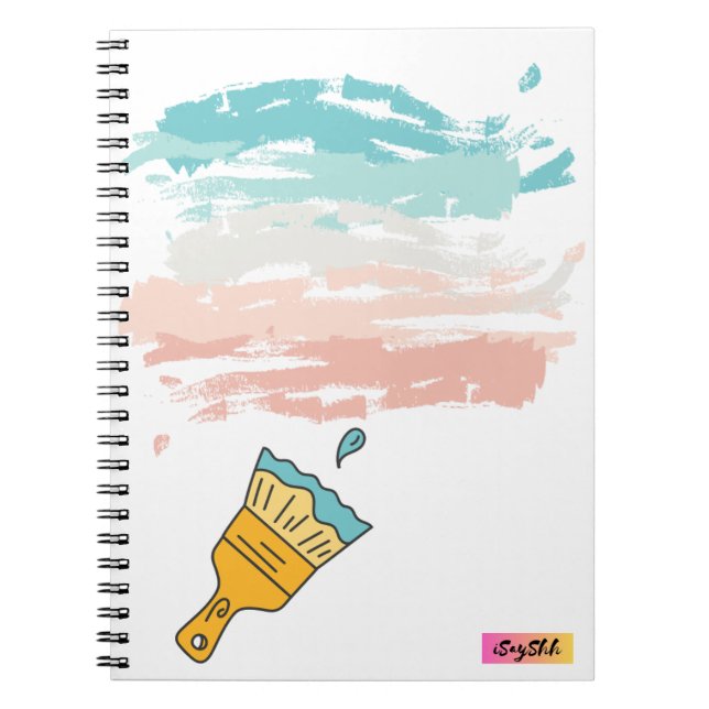 Cuaderno pincel de pintura (Frente)