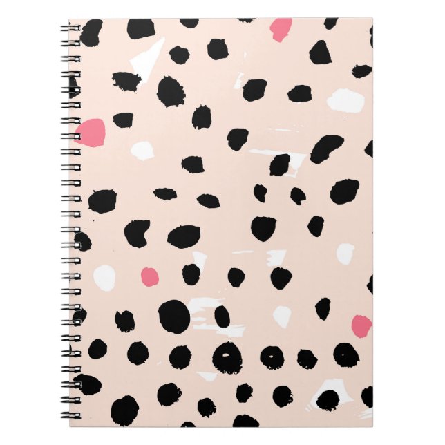 Cuaderno Pincel de tinta: Textura artística (Frente)