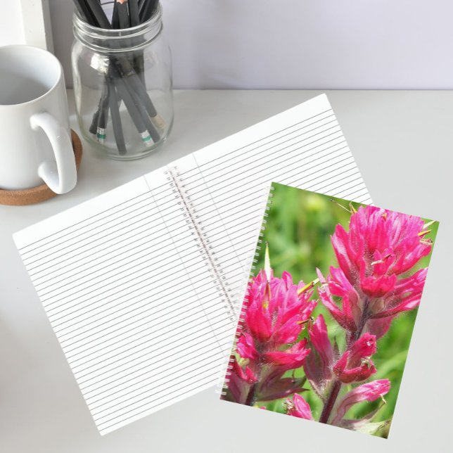 Cuaderno Pinceladas de Magenta Florales en Flor (In Situ)