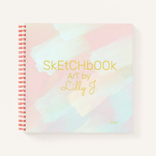 Cuaderno Pinceles Dreamy Pastel Brushstrot Personal Sketchb