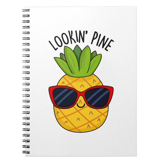Cuaderno Pine Funny Pineapple Pun (Frente)