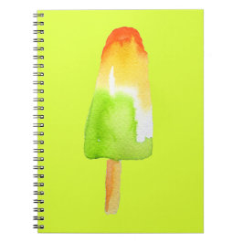 Cuaderno Pine Lime popsicle pop art linda comida
