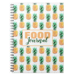 Cuaderno Pineapple Food Journal Spiral Photo Notebook