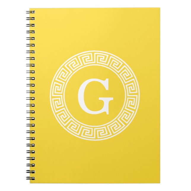 Cuaderno Pineapple Whats Griega Key Rnd Frame Primer Monogr (Frente)