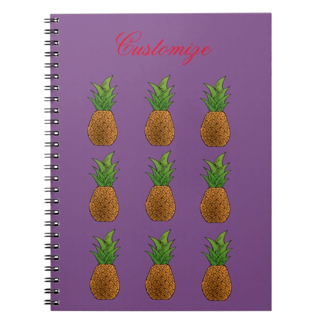 Cuaderno Pineapples Thunder_Cove (Frente)