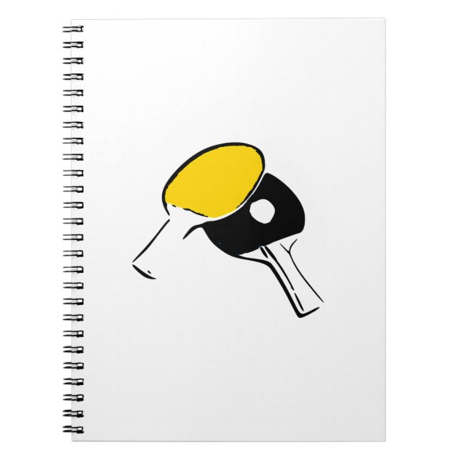 Cuaderno Ping Pong Paddles (Frente)