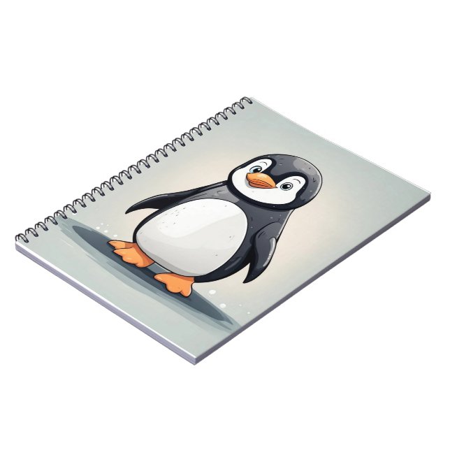 Cuaderno Pingüino adorable (Lado Izquierdo)